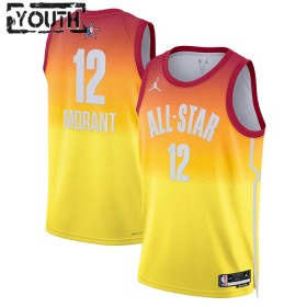 Dres All-Star 2023 Team 2 Ja Morant 12 Nike Naranča Swingman - Dječji